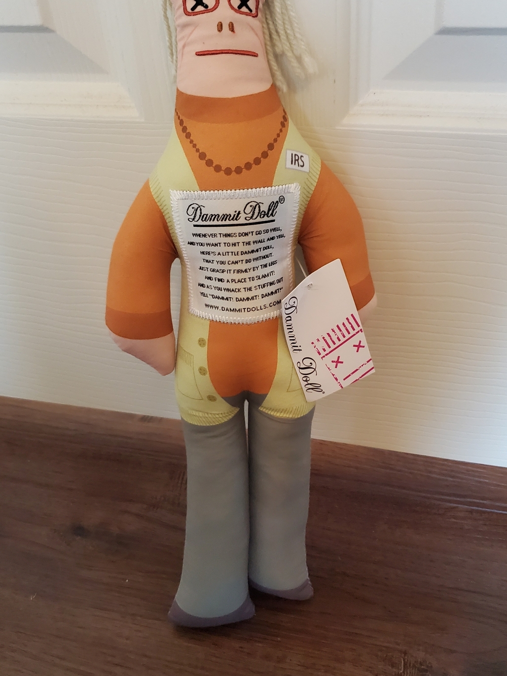 NWT Dammit Doll Plush Stress Doll